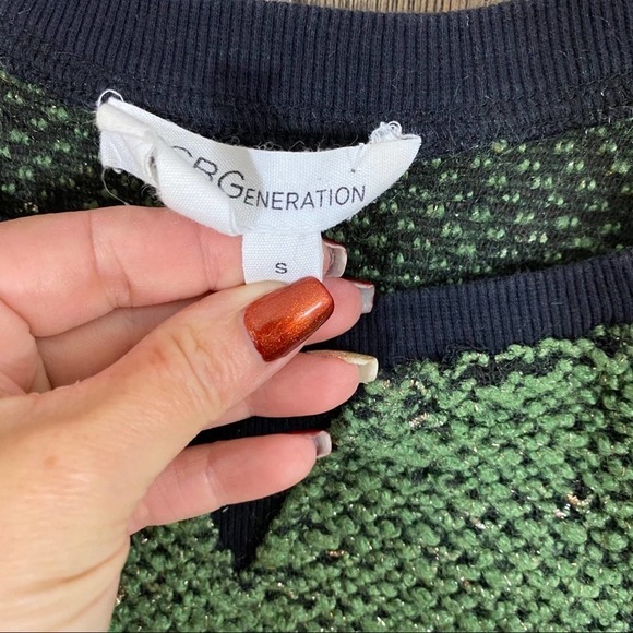 BCBGENERATION Army Green Sweater - Picture 3 of 7